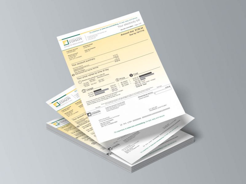 SCE Bill Redesign